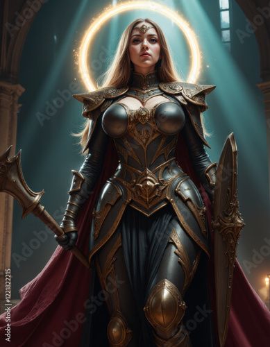 templar rpg class character female
