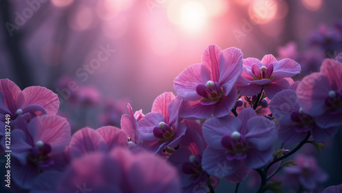 Background with the Same Color composition, Generative AI