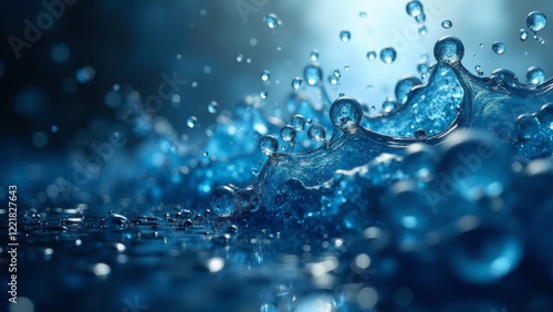 Background with the Same Color composition, Generative AI