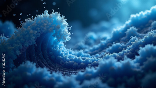 Background with the Same Color composition, Generative AI