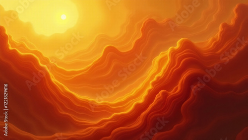 Background with the Same Color composition, Generative AI