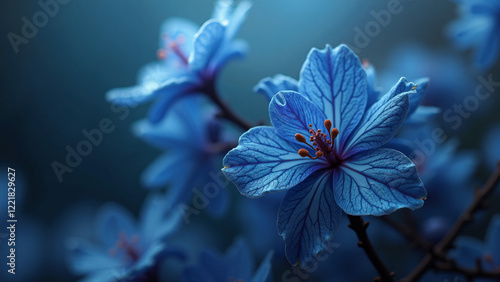 Background with the Same Color composition, Generative AI