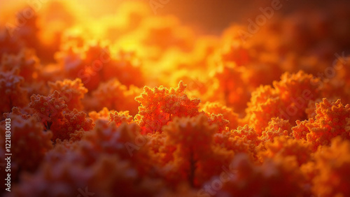 Background with the Same Color composition, Generative AI