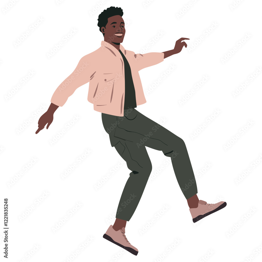 Black man dancing illustration clothing person vector Black man dancing illustration clothing person vector