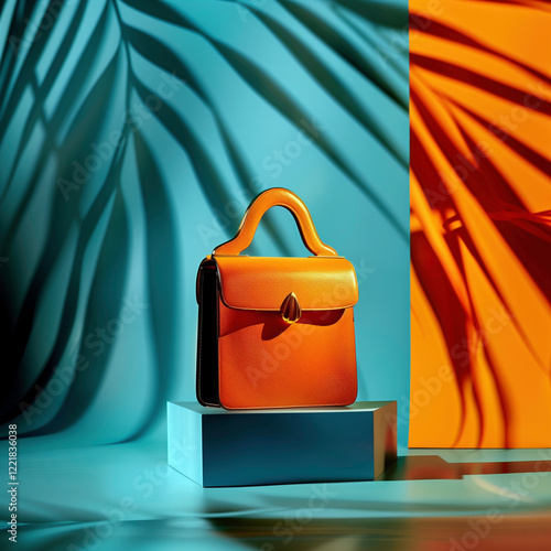 Product photography of a woman's bag.