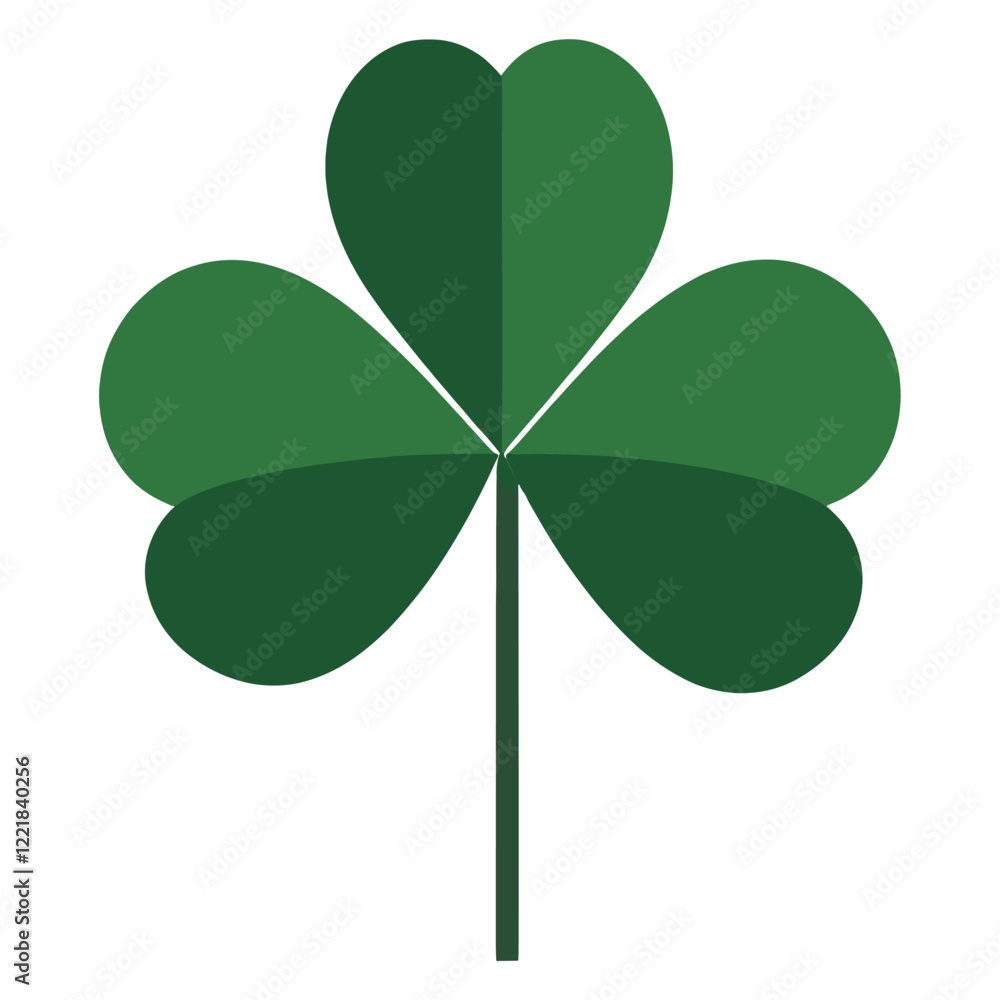 Leaf Lucky clover green simple lucky vector Leaf Lucky clover green simple lucky vector