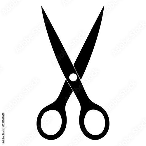 Scissors illustration minimalist simple vector