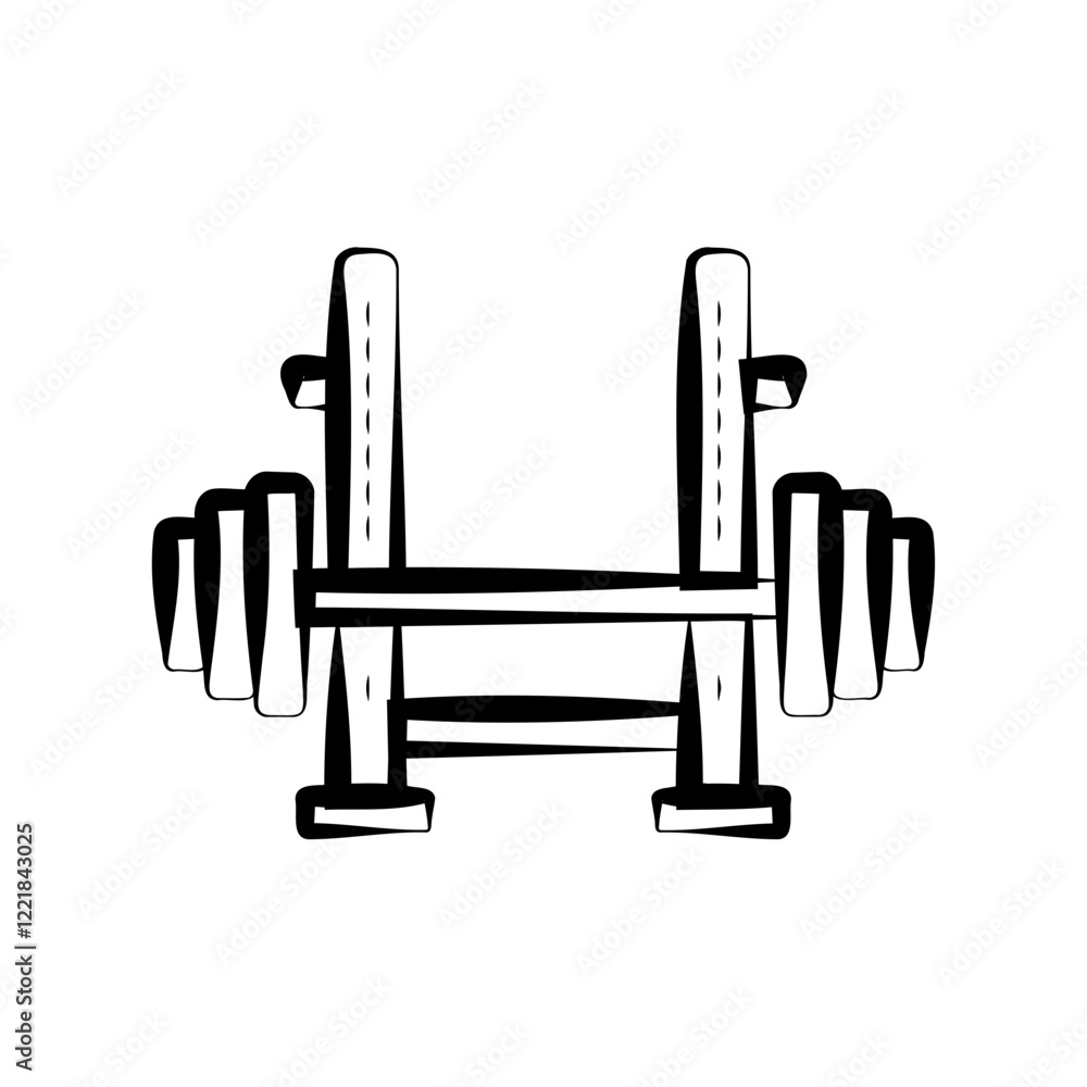 Fototapeta premium Squat rack