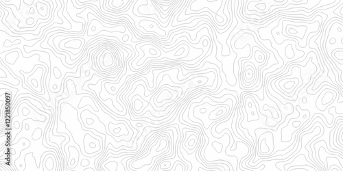 Vector location natural wire circle wave diagram stripe curve topographic map line design. geometric area landscape texture abstract outline world map background.	
