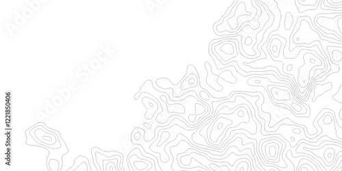 Vector location natural wire wave diagram stripe curve topographic map line design. geometric area landscape texture abstract outline world map background.