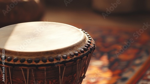 Wallpaper Mural Close Up Of A Traditional Djembe Drum With A Textured Skin And Detailed Rim Torontodigital.ca