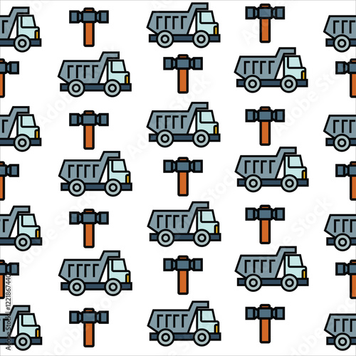 Mining pattern for industrial background