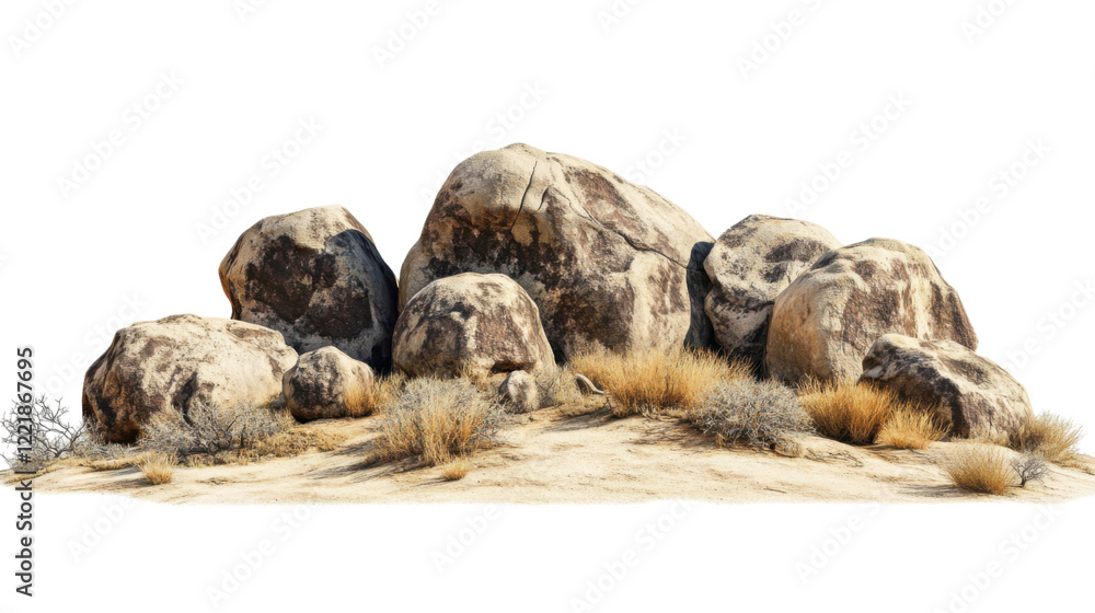 Obraz premium Stones on transparent background