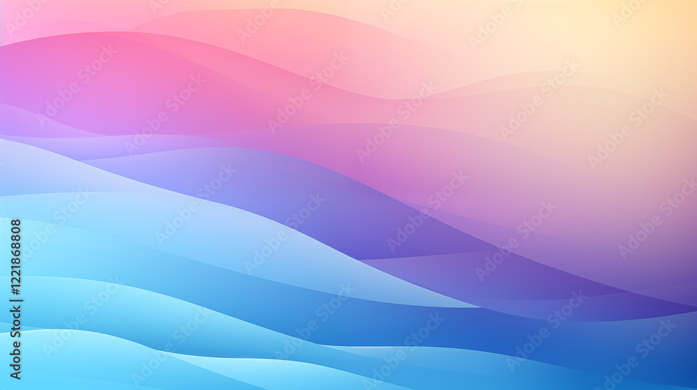 Obraz premium Abstract colorful background with waves. Abstract background with colorful smooth waving texture
