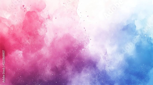 araffes of a pink and blue cloud of powder photo