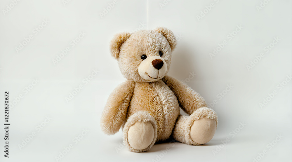 Obraz premium teddy bear white background