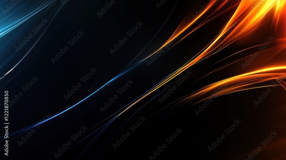 Naklejka premium Abstract Light Trails