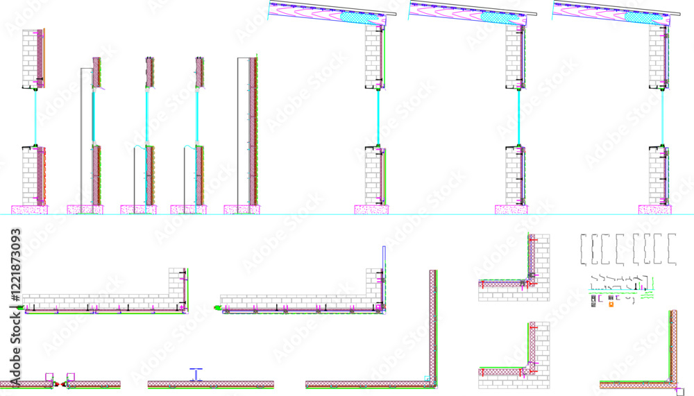 vector illustration design image detail siding for house building vector illustration design image detail siding for house building