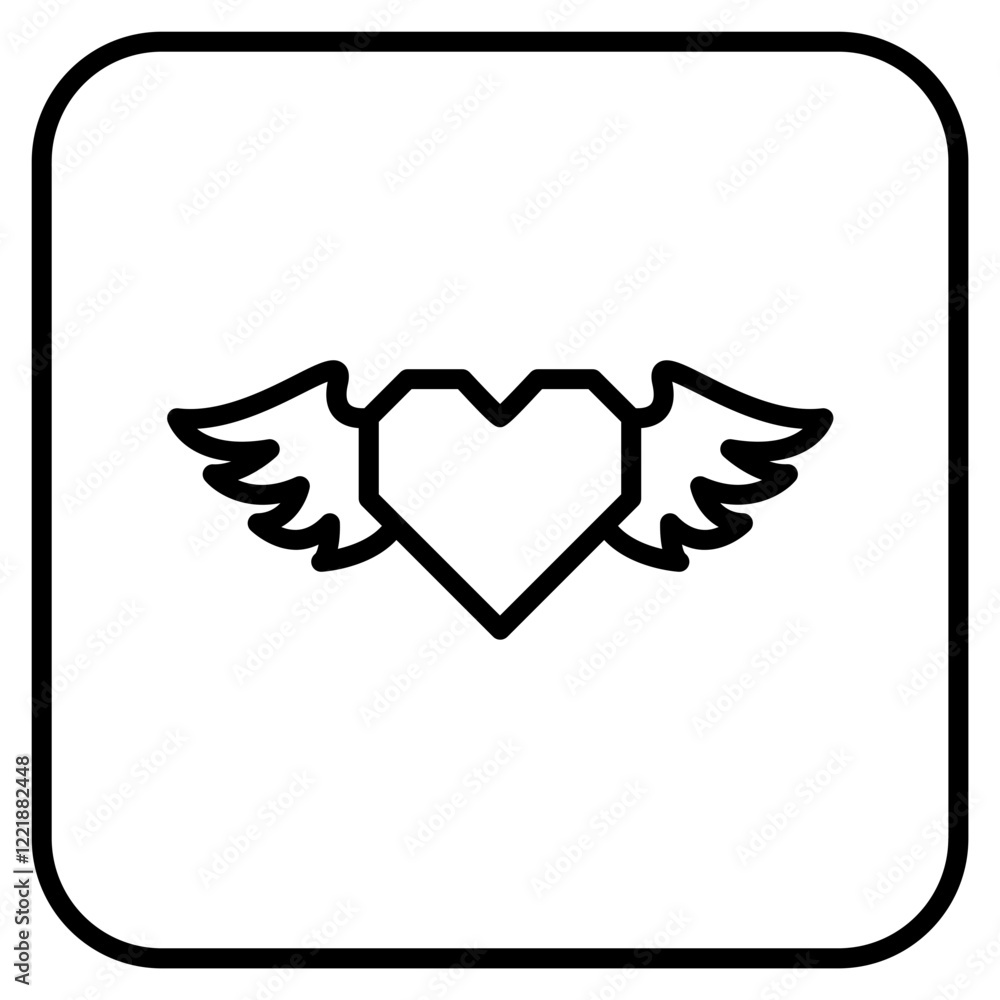 Fototapeta premium Icon design with a Valentine's theme