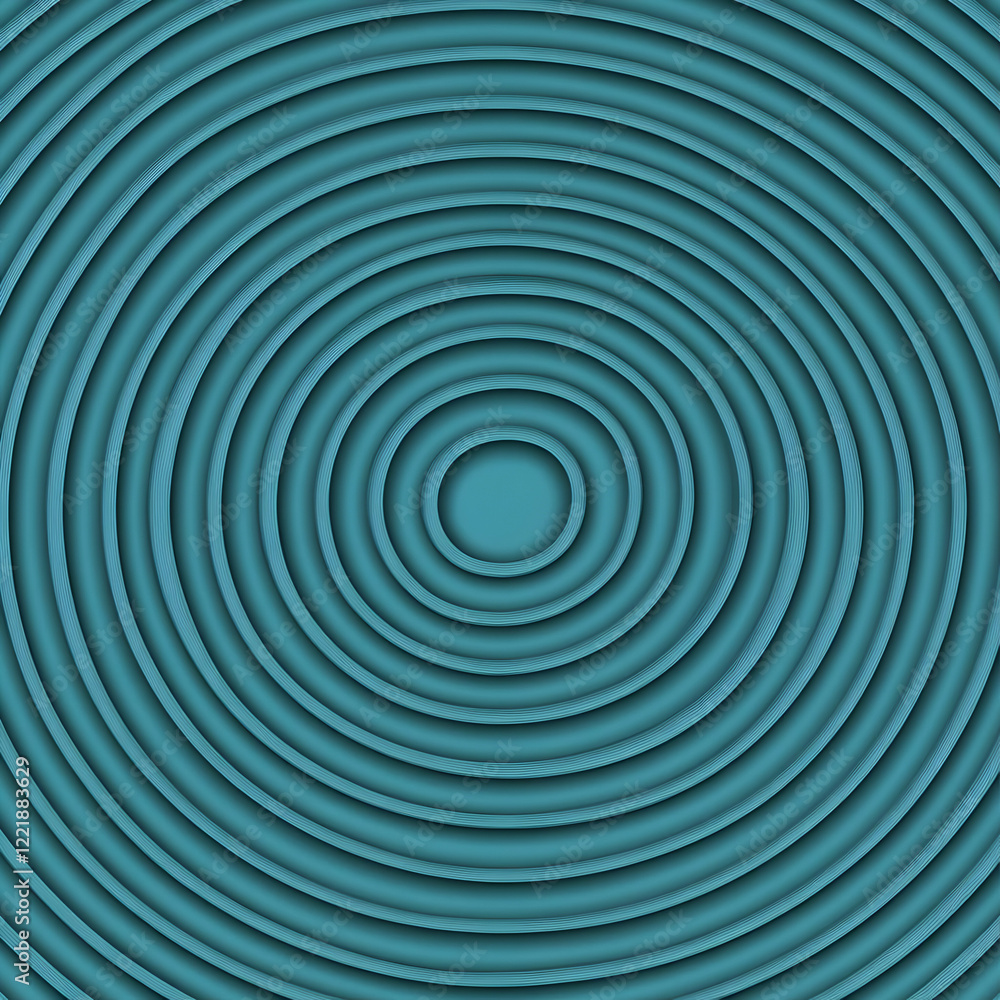 Teal Circular Abstract Background Illustration Teal Circular Abstract Background Illustration