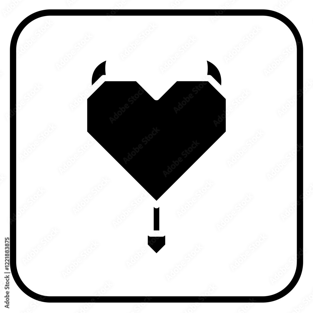 Obraz premium Icon design with a Valentine's theme