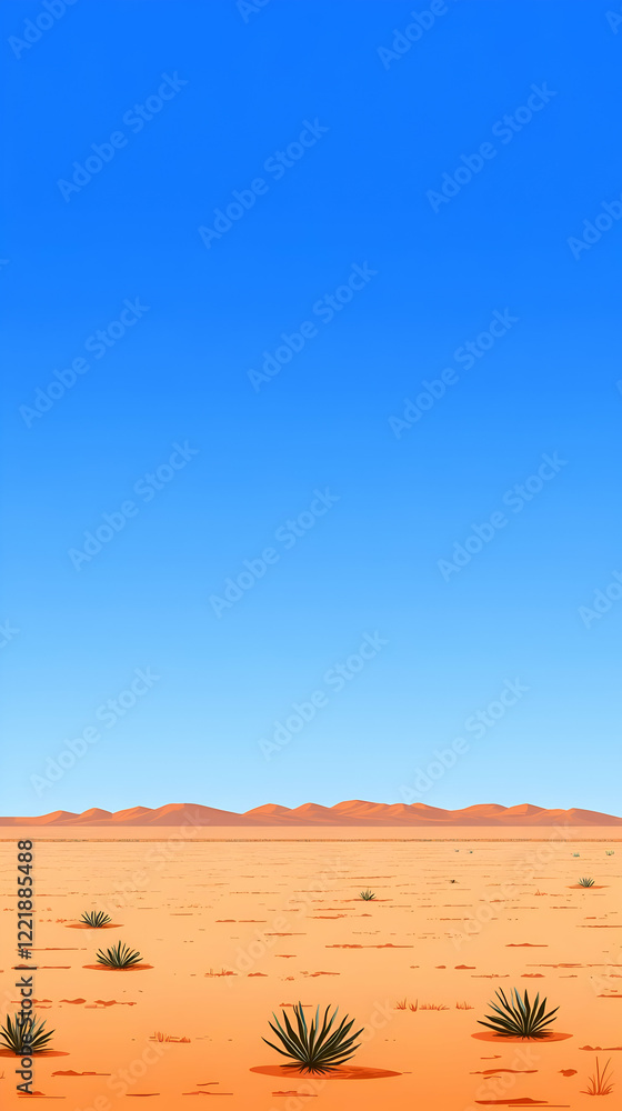 Desert Landscape Illustration Desert Landscape Illustration