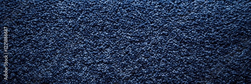 Dark blue carpet texture background, top view. Dark gray color with a fine and smooth surface.