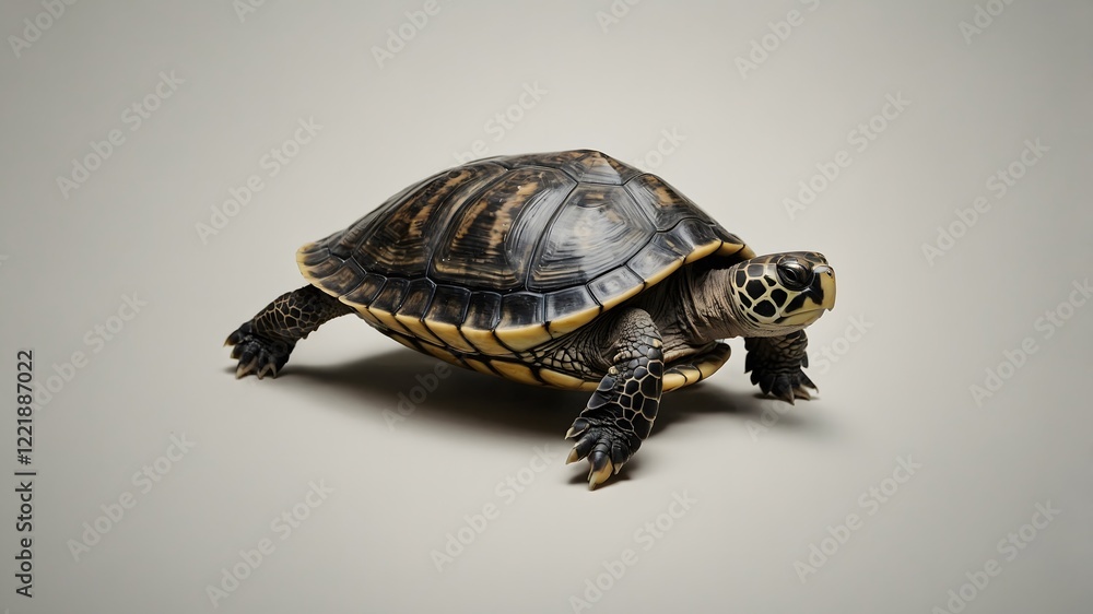 Fototapeta premium turtle on a white background