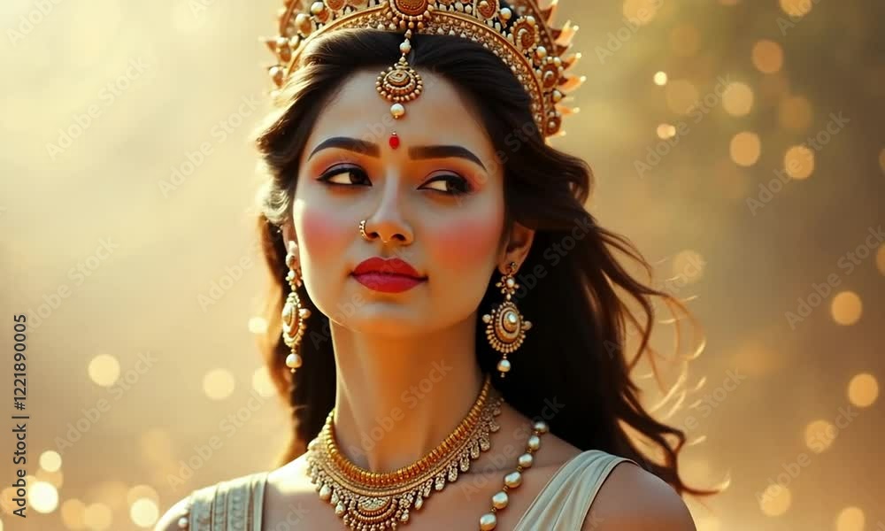 Celestial Elegance of Goddess Lakshmi Celestial Elegance of Goddess Lakshmi