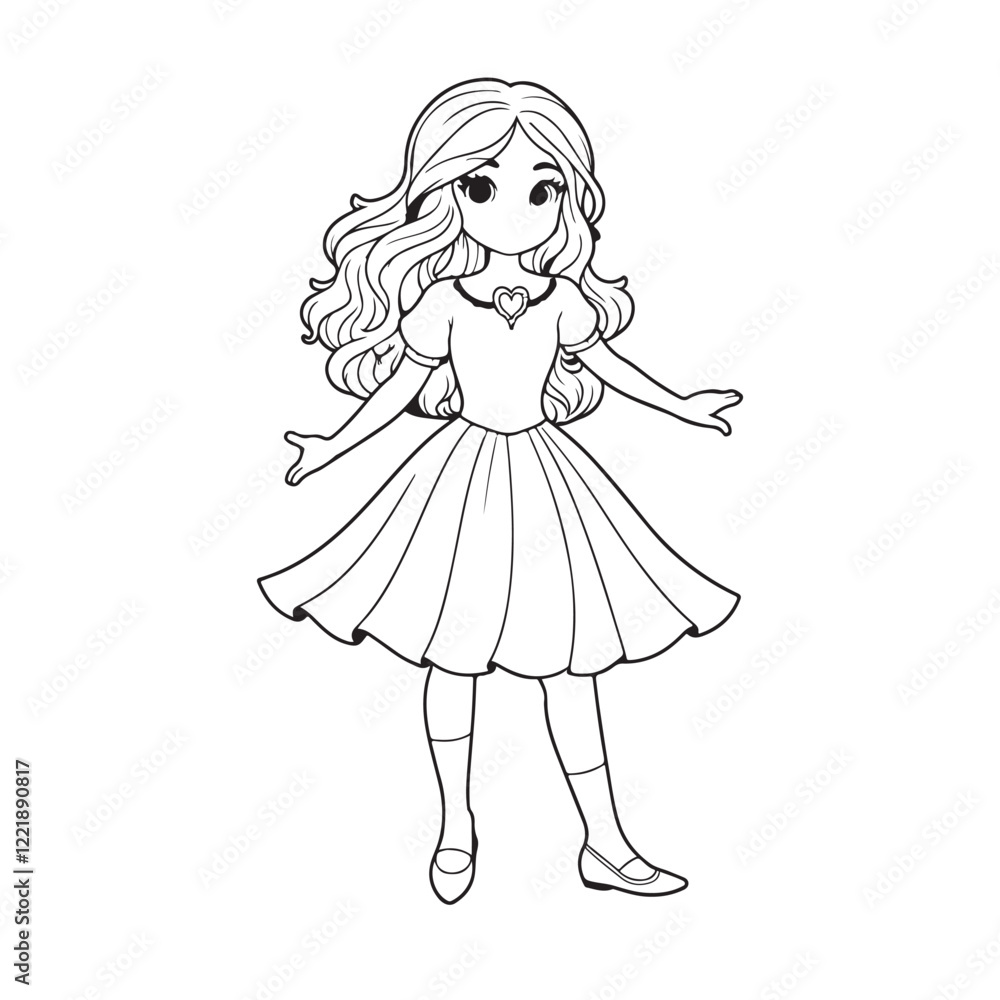 angel with heart vector on white background angel with heart vector on white background