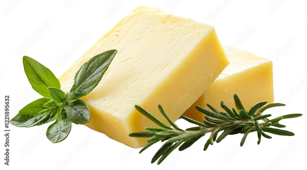 PNG, Butter, piece of butter isolated on white background, generated by Generative AI. PNG, Butter, piece of butter isolated on white background, generated by Generative AI.