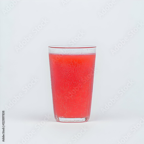 Wallpaper Mural Refreshing Red Drink in Glass- Photo Torontodigital.ca