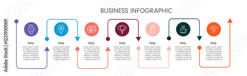 Business Retail Marketing infographic 