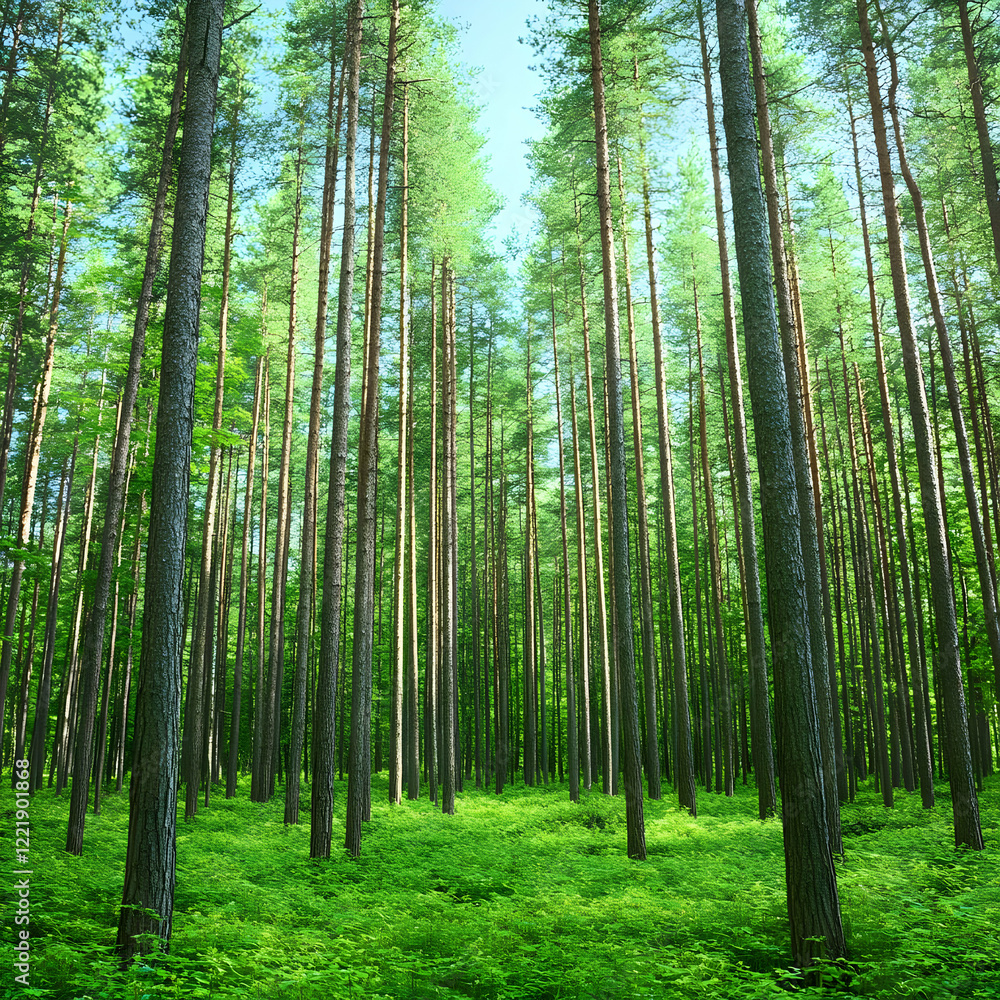 Lush Green Forest Background Image Lush Green Forest Background Image