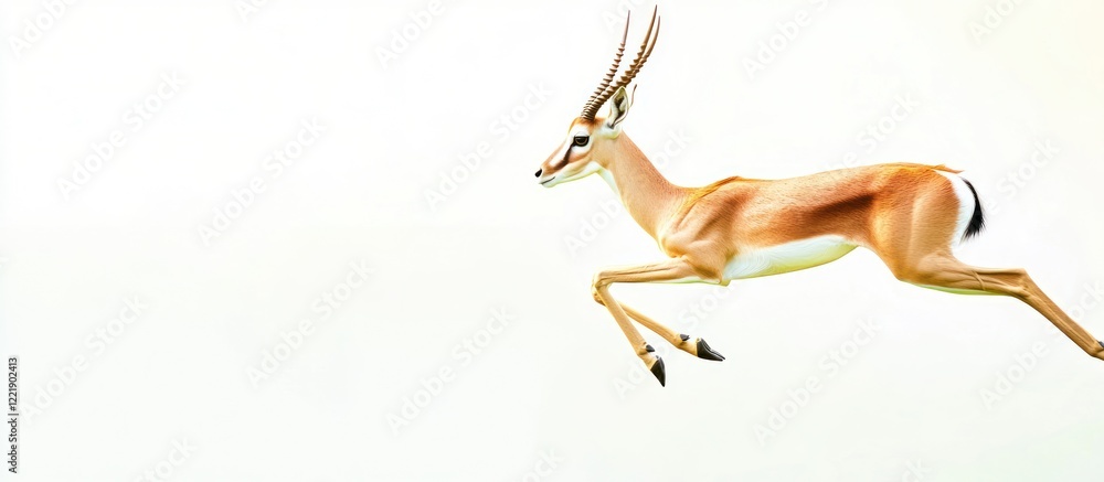 Fototapeta premium Gazelle Leaping