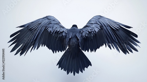 Majestic Raven's Wings: A Study in Dark Elegance
