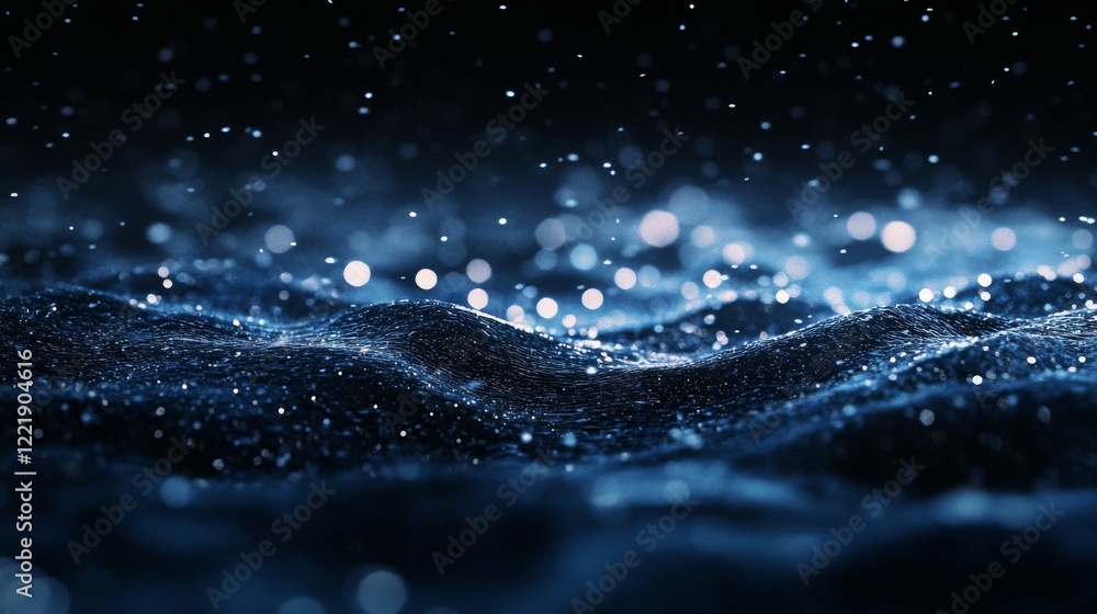 Midnight waters gradient, jewel tone color flow, metallic sheen texture, organic noise pattern, luminescent glow points, ethereal light effect, sophisticated color blend, minimalist abstract design Midnight waters gradient, jewel tone color flow, metallic sheen texture, organic noise pattern, luminescent glow points, ethereal light effect, sophisticated color blend, minimalist abstract design