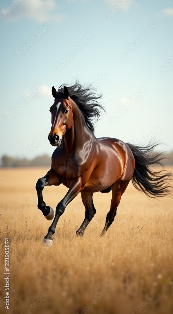 Horse that is running in the field Horse that is running in the field