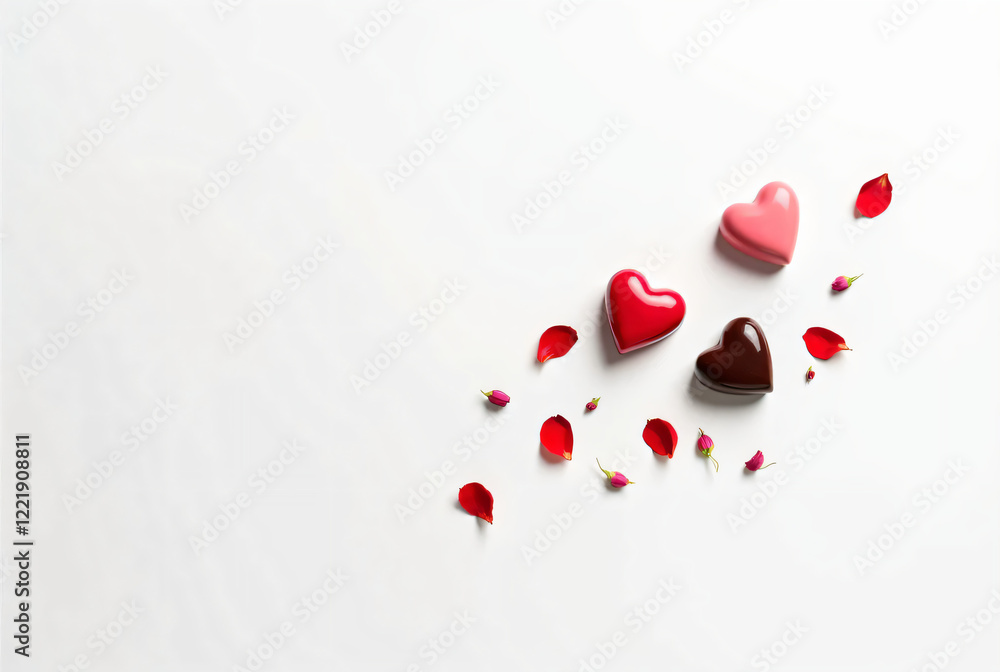 Minimalist Texture, 3D, Rose, Petals, Pink, Chocolate Minimalist Texture, 3D, Rose, Petals, Pink, Chocolate