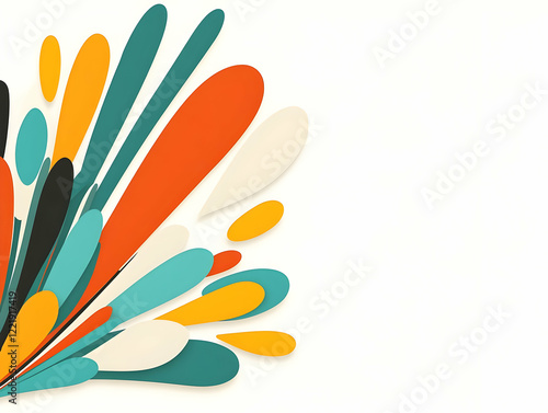 Abstract Illustration Colorful Shapes