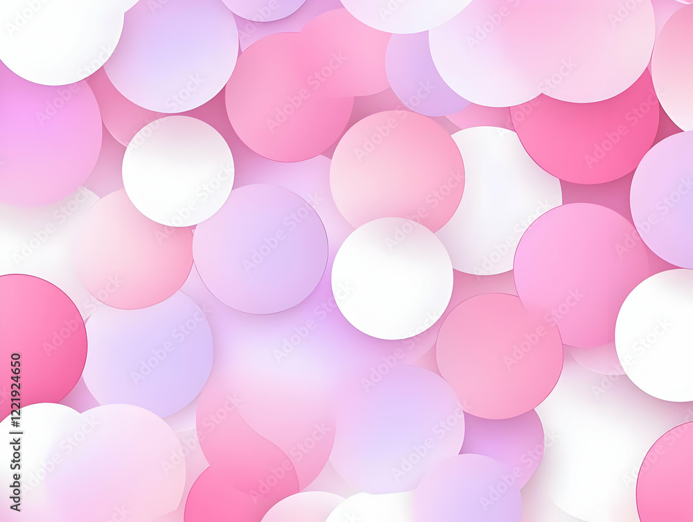 Abstract Pink Circle Background Illustration Abstract Pink Circle Background Illustration