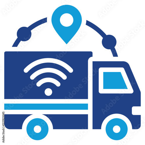 Smart Logistics Dual Tone Icon