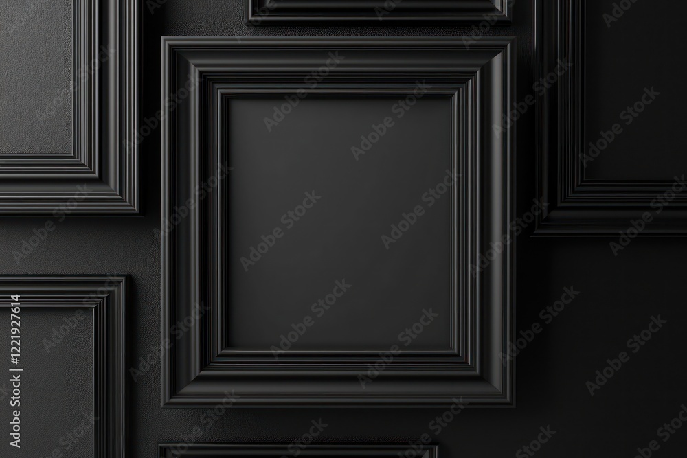 Neutral advertisements enhanced by sleek black frame with bold symmetry. Neutral advertisements enhanced by sleek black frame with bold symmetry.