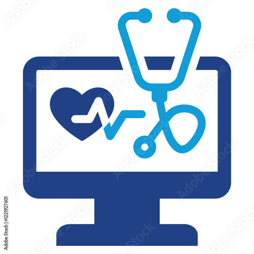 Healthcare Diagnostic Dual Tone Icon