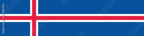 Iceland flag long banner digital vector illustration Free Download Iceland flag long banner digital vector illustration - GFXLoad