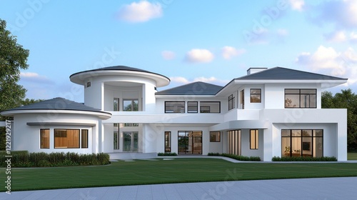 Wallpaper Mural Modern Luxury House Exterior Torontodigital.ca