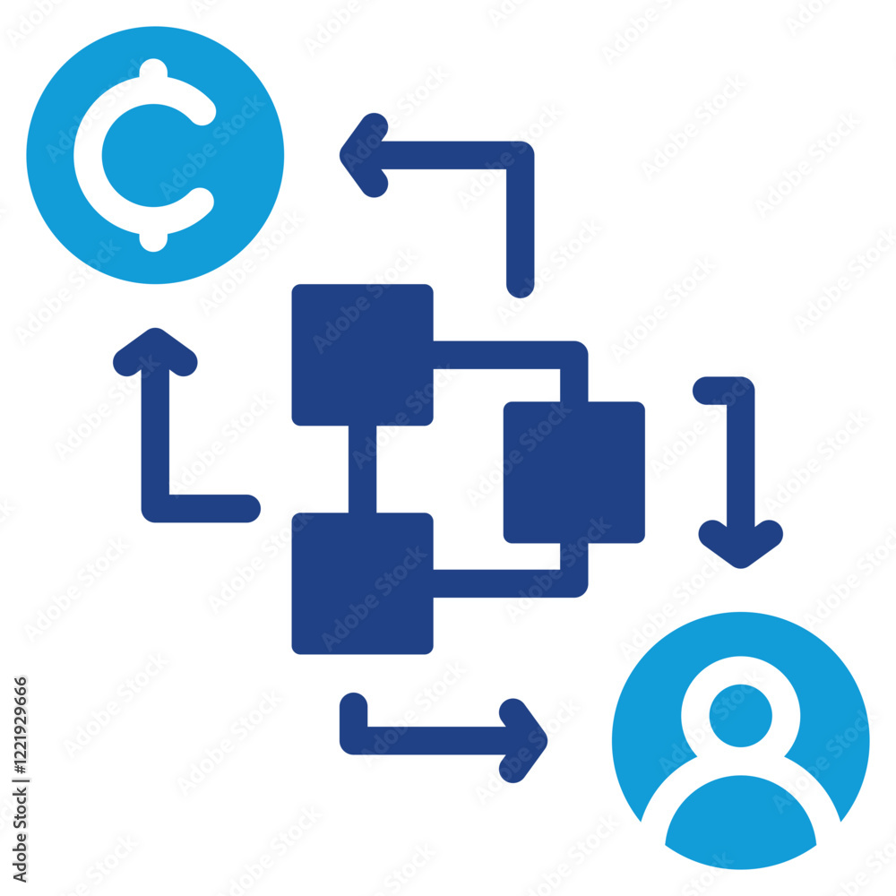 Staking Reward Dual Tone Icon Staking Reward Dual Tone Icon