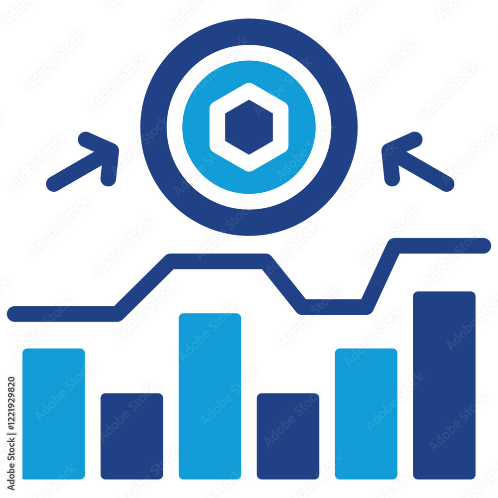 Yield Aggregator Dual Tone Icon Yield Aggregator Dual Tone Icon