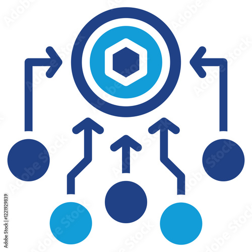 Staking Pool Dual Tone Icon