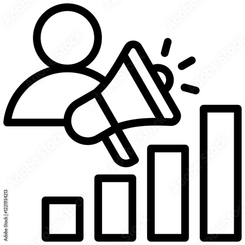 Sales Optimization Outline Icon